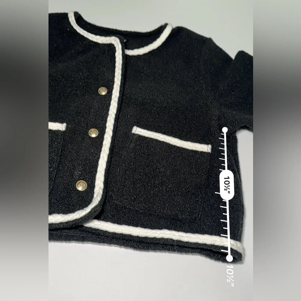J. Crew woman’s Cropped Boucle Yarn Lady Jacket large